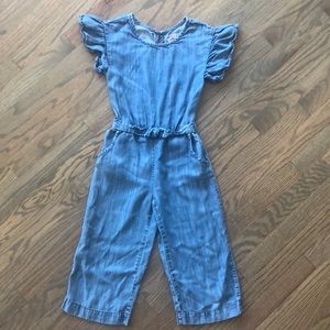 Chambray Romper - EUC
